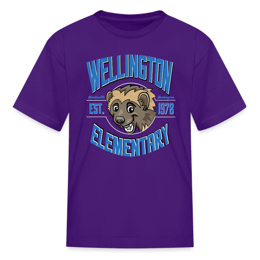 Kinder - Webster Logo - Kids' T-Shirt - purple