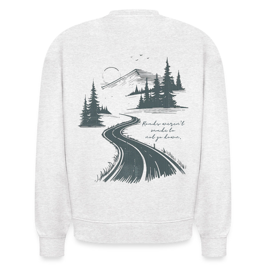 ROADS |  Oversized Organic Sweatshirt - cool heather grey