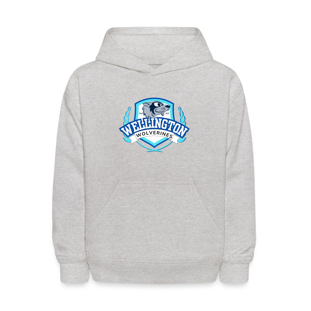 WELLINGTON KIDS HOODIE - heather gray