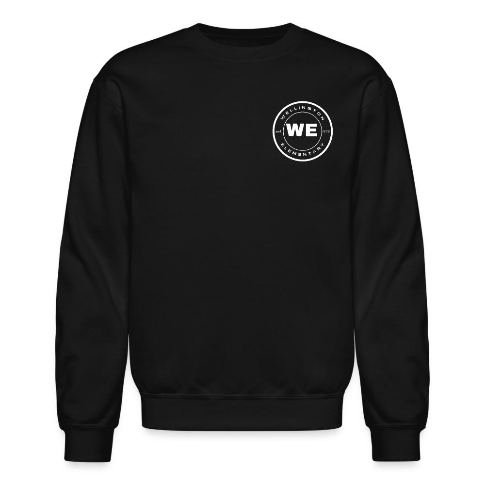 W,E, Small logo Crewneck Sweatshirt - black