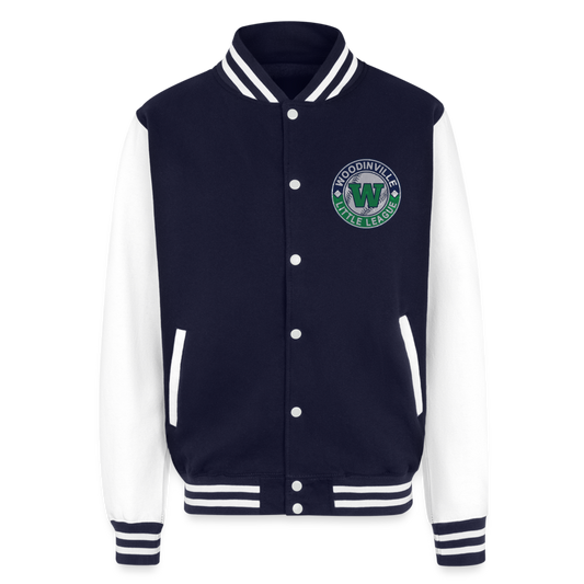 Woodinville LL Letterman Jacket - navy/white