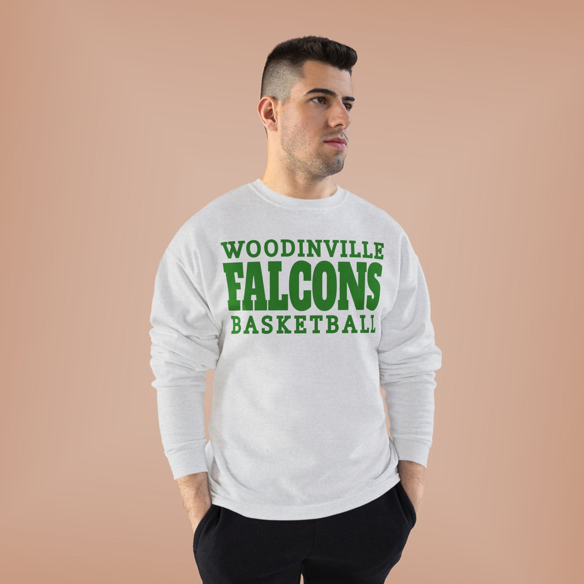 Woodinville Basketball Grey 2026 | Unisex Crewneck Sweatshirt