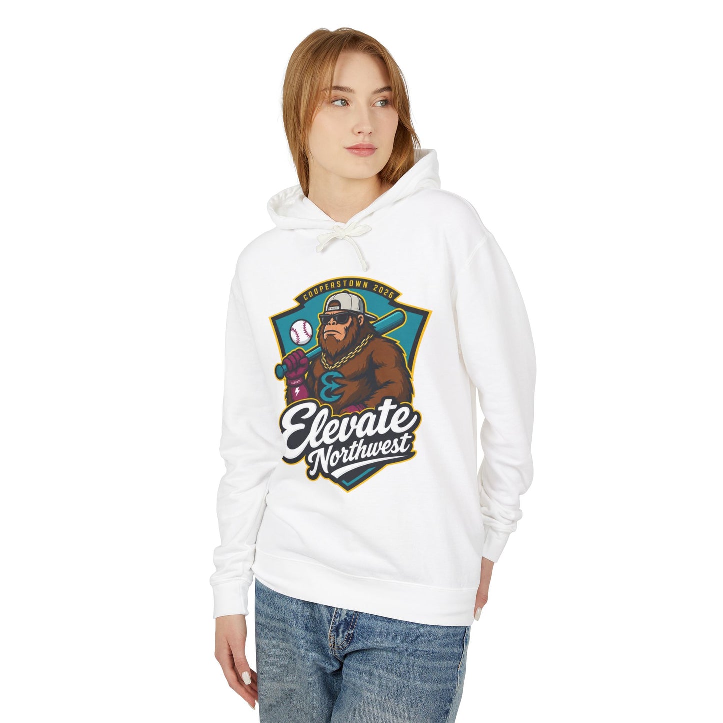 Elevate Northwest | White Hoodie
