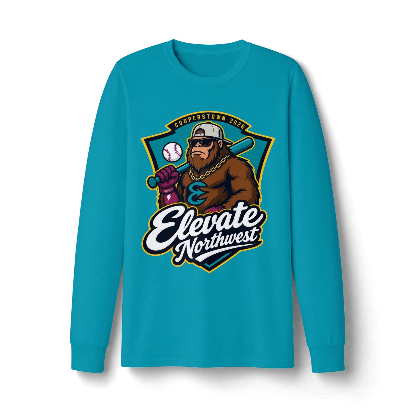 Elevate Northwest Baseball |  Long Sleeve Tee Moister Wicking