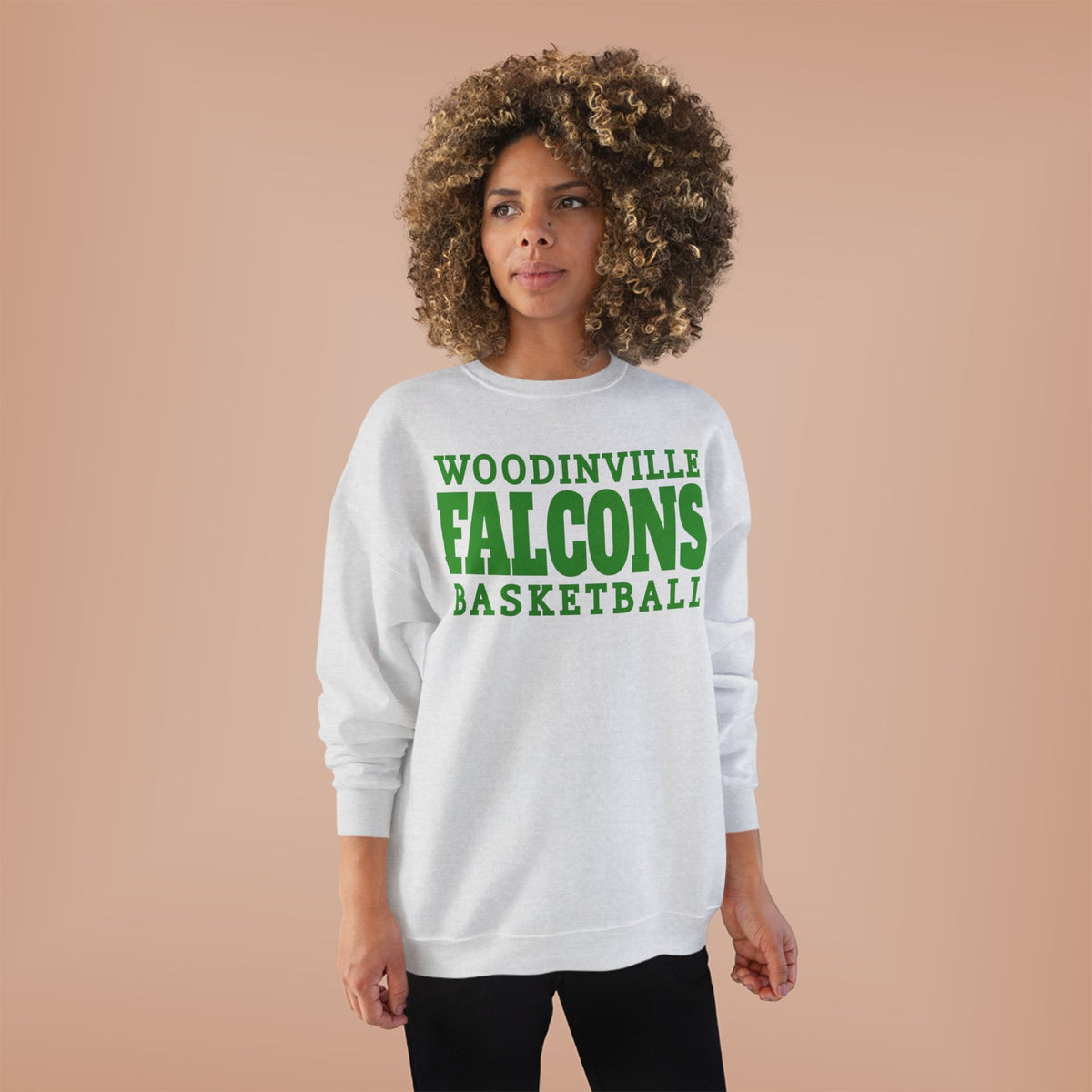 Woodinville Basketball Grey 2026 | Unisex Crewneck Sweatshirt