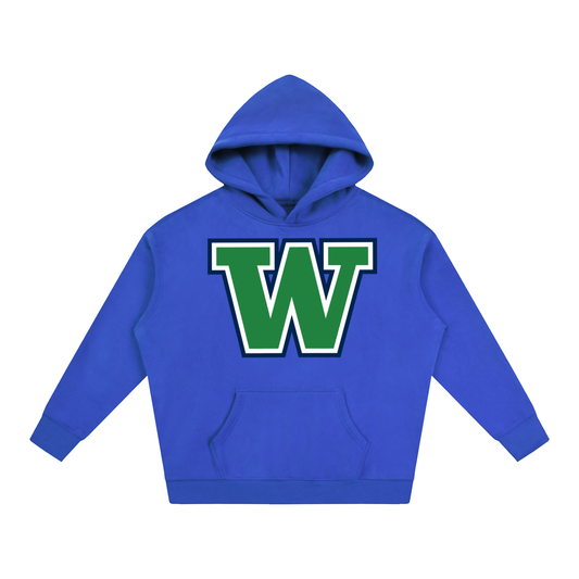 Woodiville Vintage Blue | W | Oversize Fleeced Hoodie