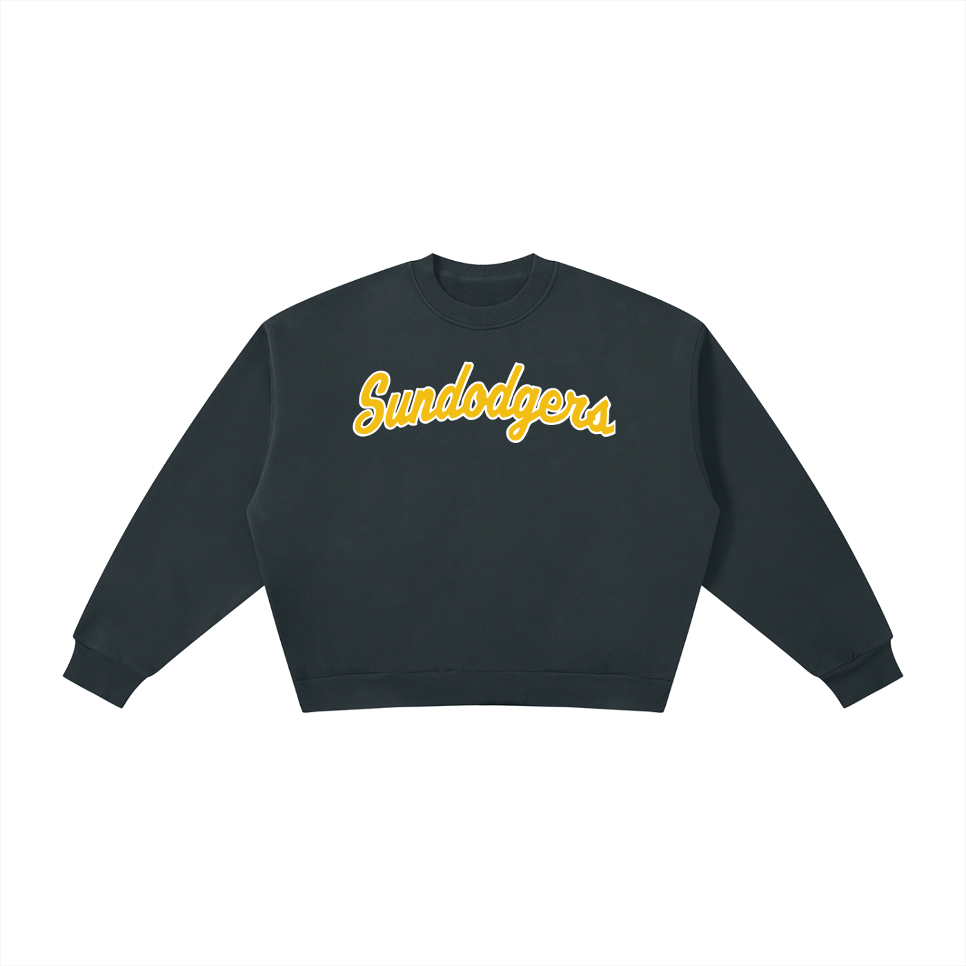 Sundodgers Boxy Fleece Crewneck Sweatshirt