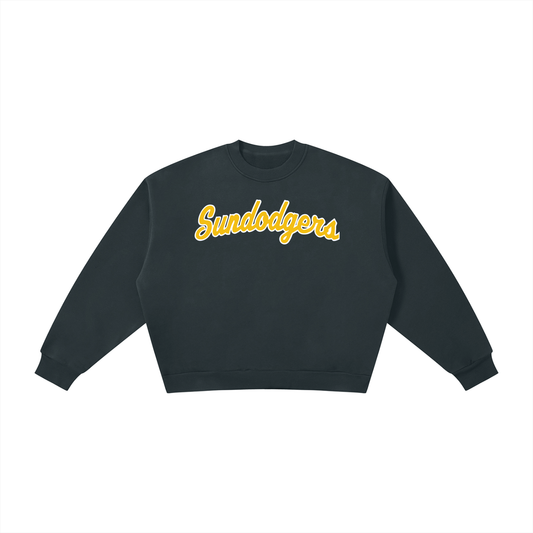 Sundodgers Boxy Fleece Crewneck Sweatshirt