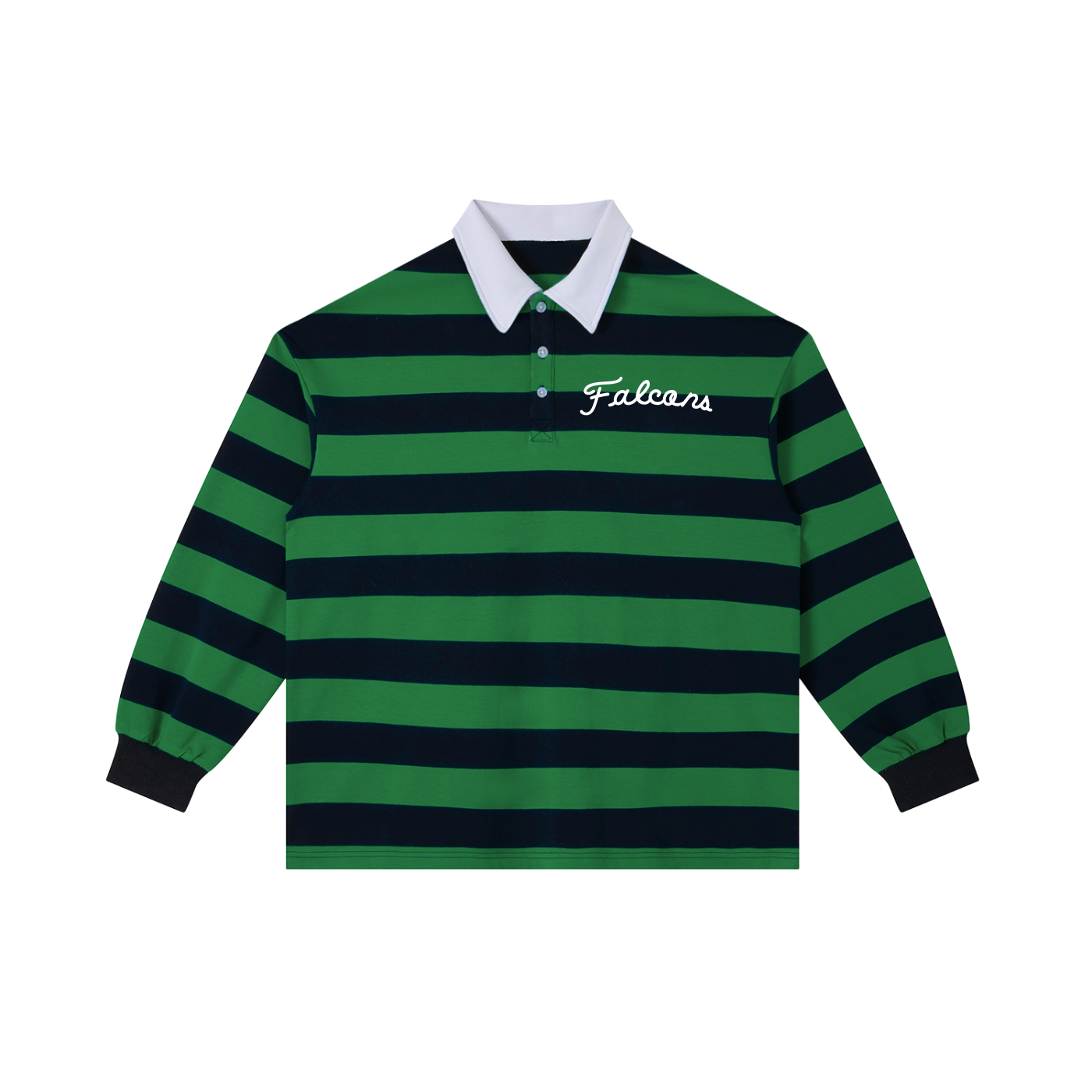 FALCONS TIMELESS Color Block Stripe Polo Shirt