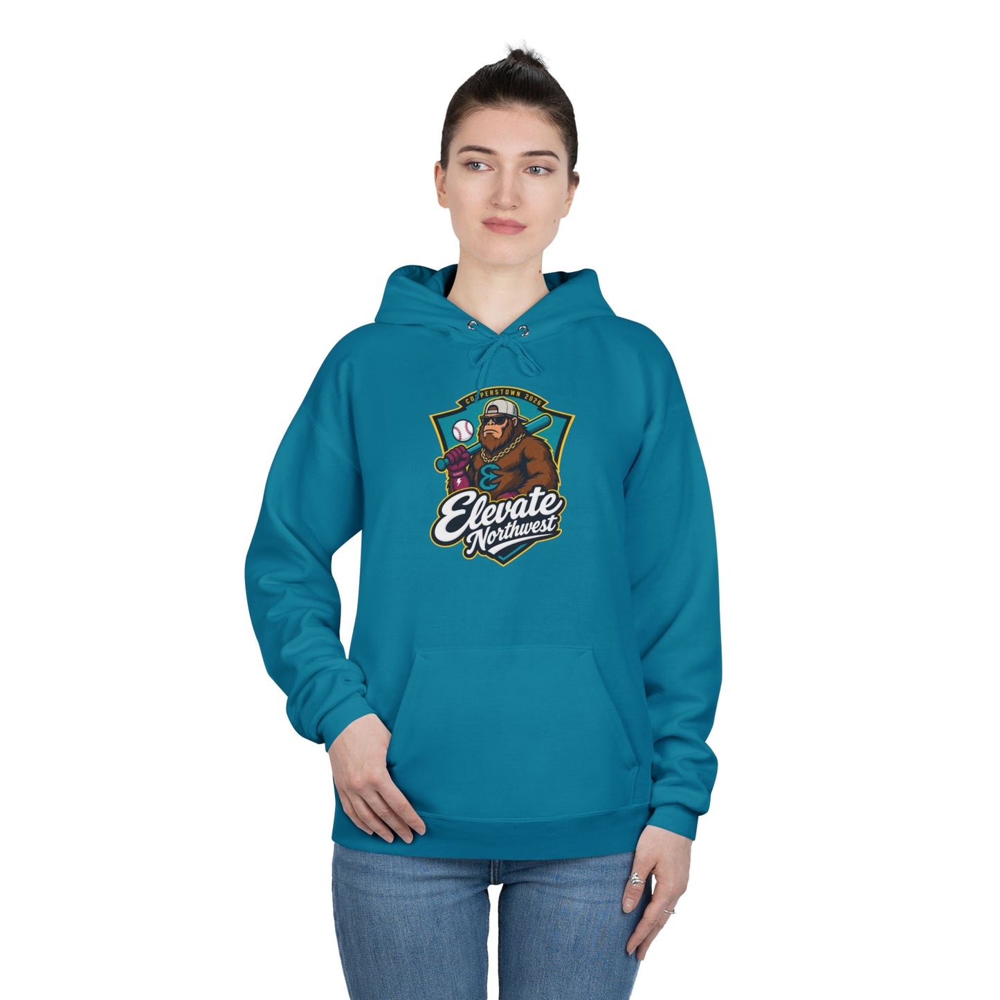 Elevate Northwest | Teal Hoodie