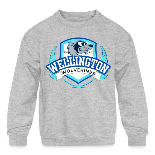 WELLINGTON KIDS CREWNECK 24/25 - heather gray