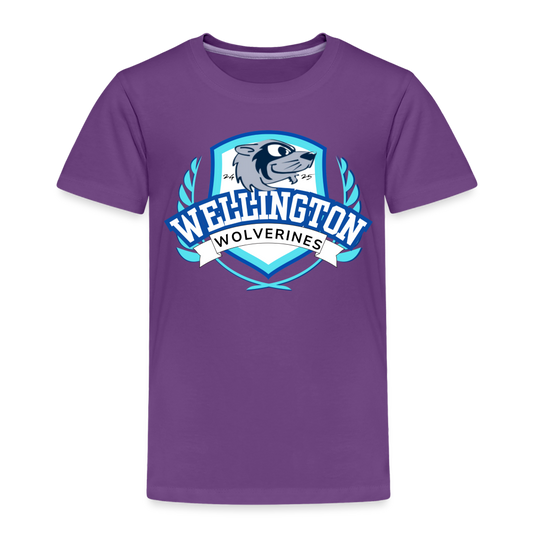 0 KINDER TEE XS 24/25 - purple