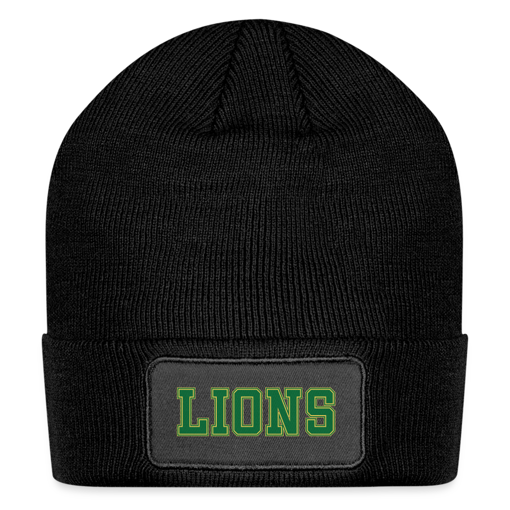 Lions Patch Beanie - black