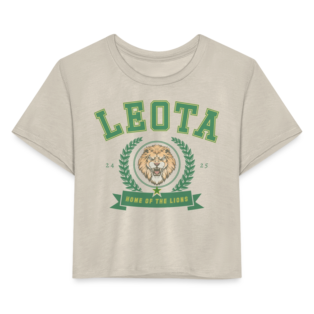 Home of the lions Cropped T-Shirt - dust