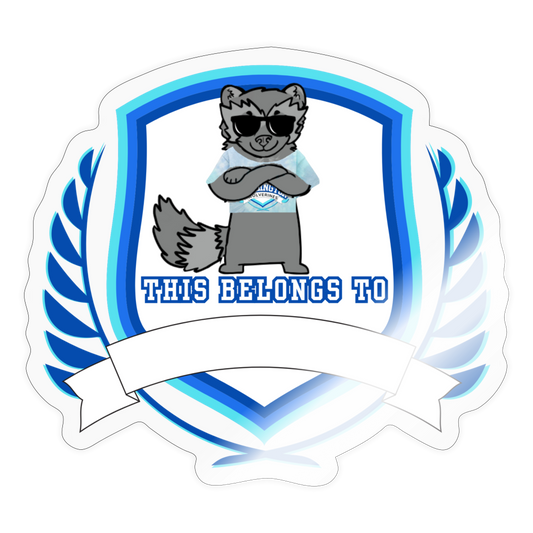 Webster Sticker - transparent glossy