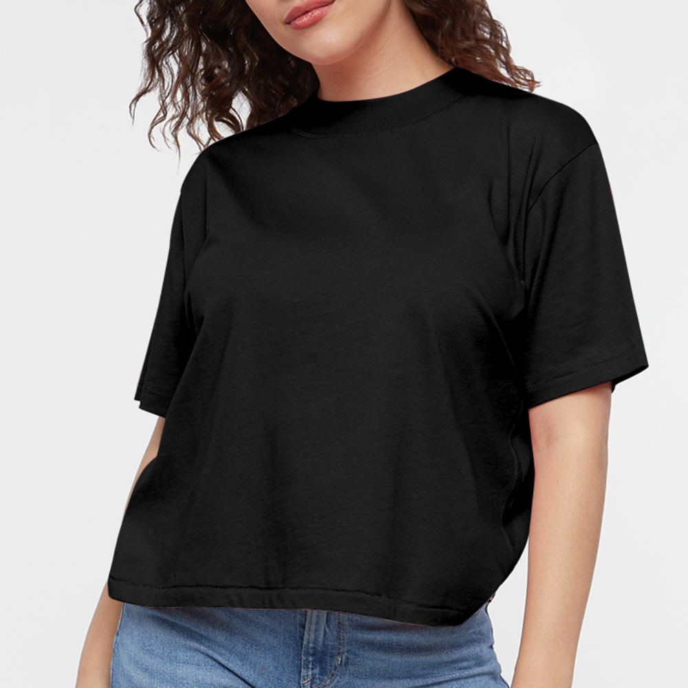 Women's Boxy Tee - black