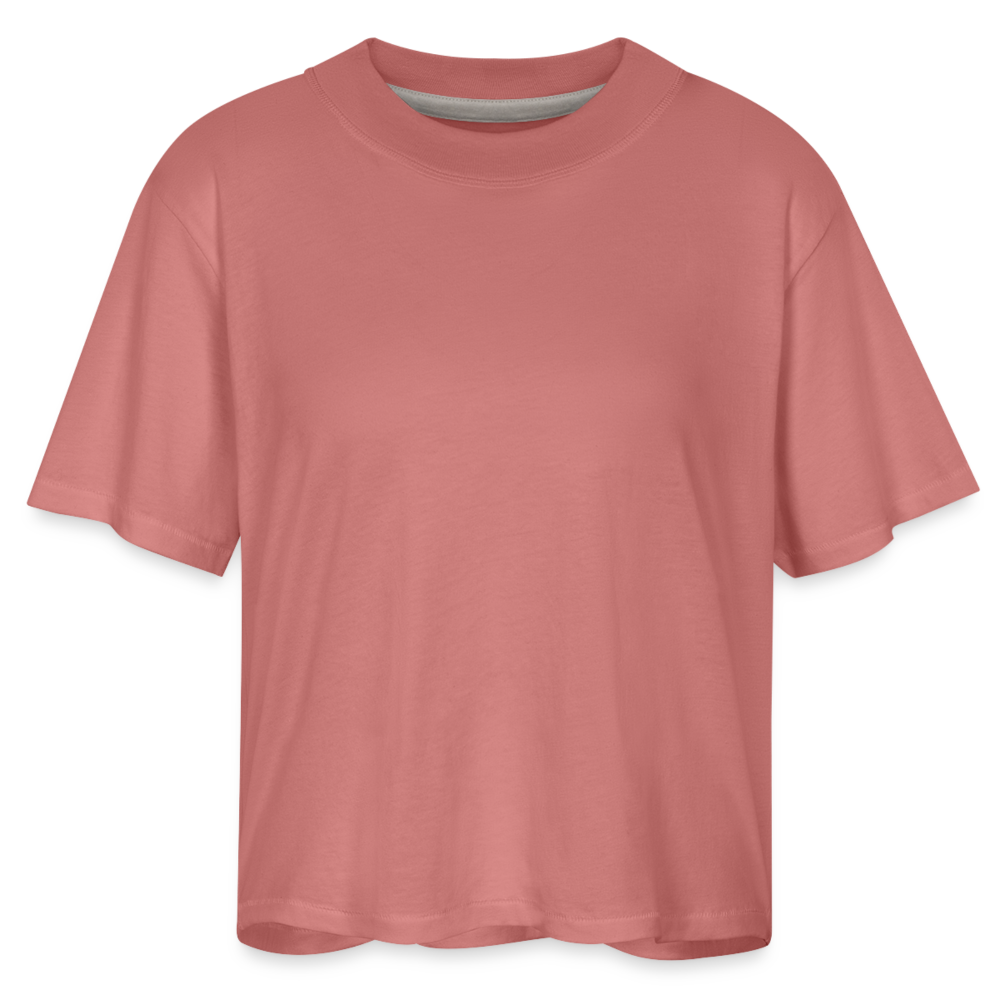 Women's Boxy Tee - mauve