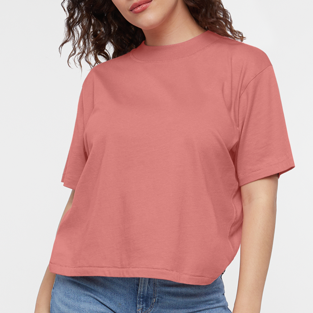 Women's Boxy Tee - mauve