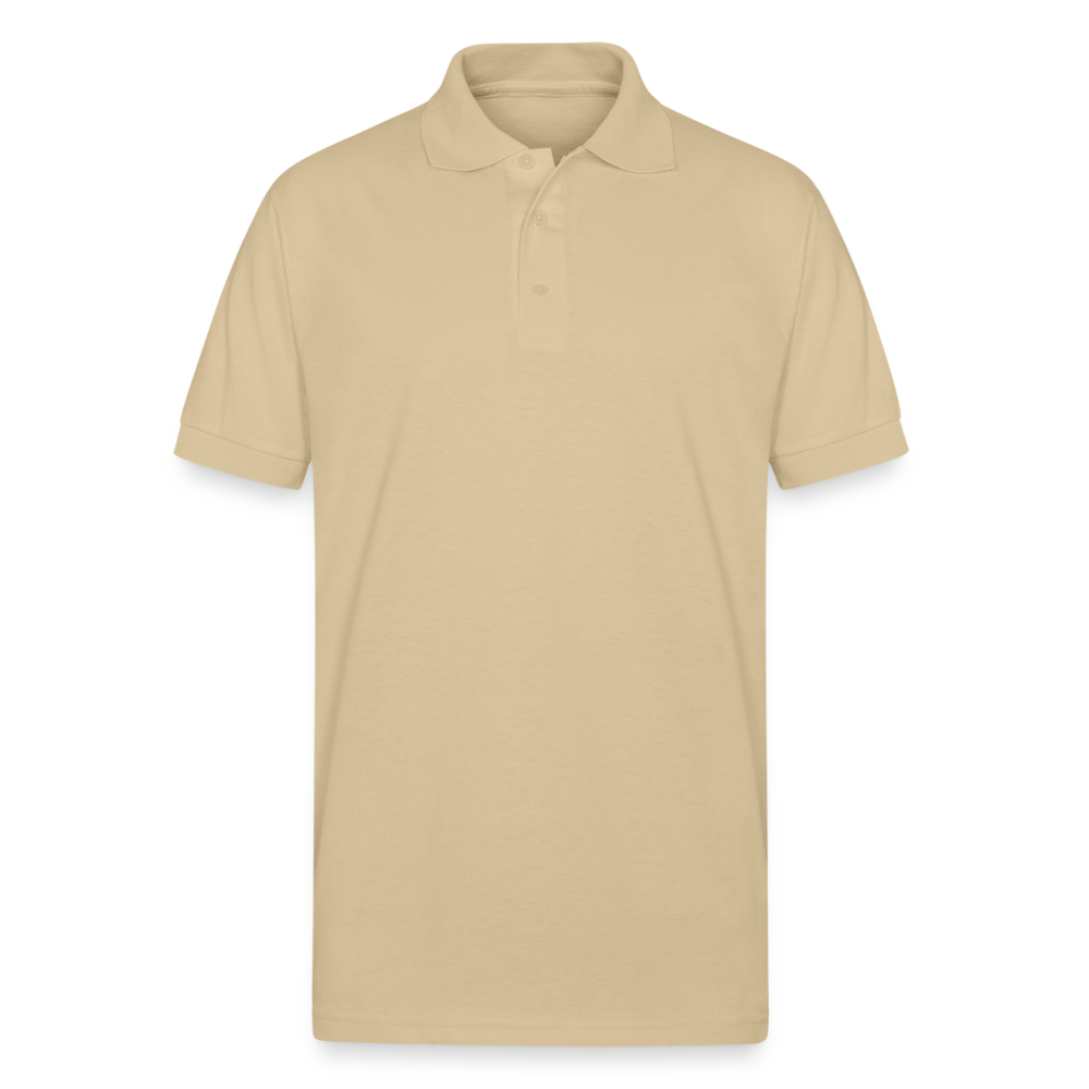 Gildan Unisex 50/50 Jersey Polo - Sand